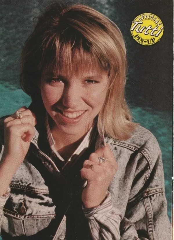 David Faustino Debbie Gibson teen magazine pinup clipping Tutti headshot pix