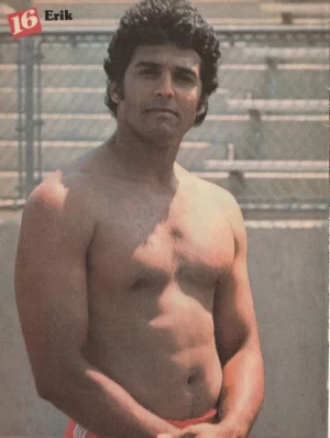 Erik Estrada Cheap Trick teen magazine pinup clipping vintage shirtless buff