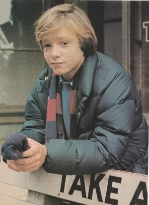 Lance Kerwin teen magazine pinup clipping vintage green coat Teen Beat pix