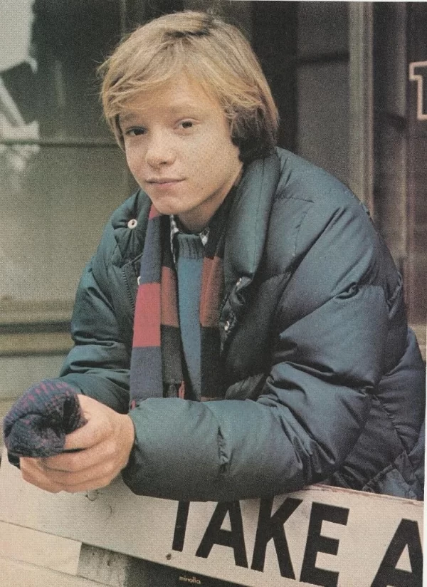 Lance Kerwin teen magazine pinup clipping vintage green coat Teen Beat pix