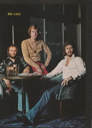 Parker Stevenson Bee Gees teen magazine pinup clipping vintage table pix