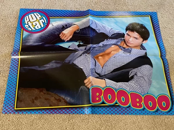 Boo Boo Stewart Victoria Justice teen magazine poster clipping semi shirtless