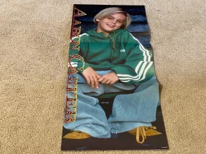 Aaron Carter Melissa Joan Hart teen magazine poster clipping Rare Modeling Bop