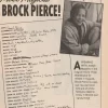 Brock Pierce Scott Wolf teen magazine clipping Handwriting Starz mag rare pix