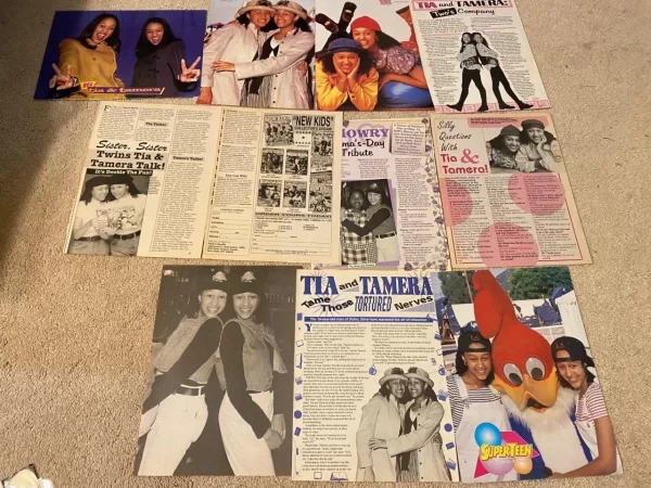 Tia Mowry Tamera Mowry teen magazine pinup clipping lot Tiger Beat Sister Sister