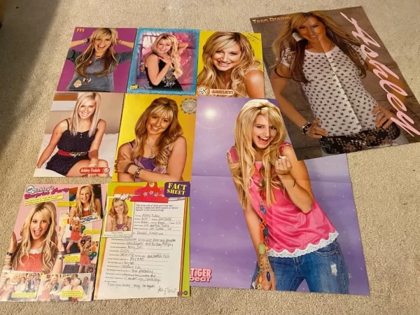 Ashley Tisdale teen magazine pinup poster clipping lot Tiger Beat Pop pix - Image 2