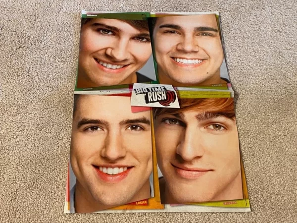 Paul Wesley Ian Somerhalder Nina Dobrev Big Time Rush poster Vampire diaries - Image 2