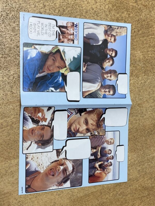 Justin Timberlake Nsync teen magazine centerfold Pop beach music video - Image 2