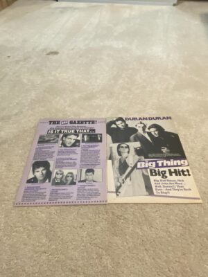 Duran Duran teen magazine clipping Big Thing Big Hit 16 mag pix