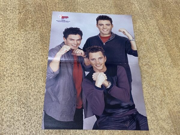 Justin Timberlake BBMAK teen magazine poster centerfold barefoot Nsync - Image 2