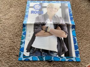 Ross Lynch R5 teen magazine poster preteen window modeling rare
