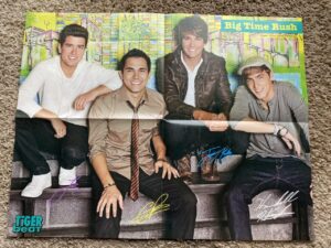 Big Time Rush teen magazine poster jeans Tiger Beat