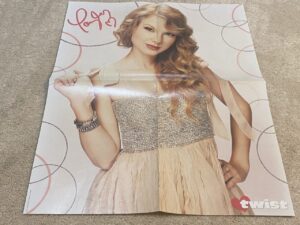 Taylor Swift Cody Simpson teen magazine poster beautiful dress Pop Star Twist