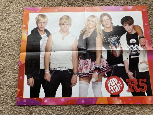 Ross Lynch R5 Big Time Rush teen magazine poster black slacks hot pix