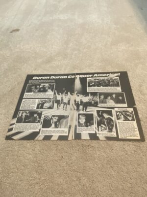 Duran Duran teen magazine pinup clipping Conquer America Teen Beat pix fans