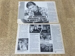 Jay Ferguson teen magazine pinup personal story