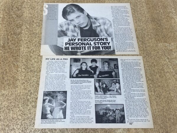 Jay Ferguson teen magazine pinup personal story