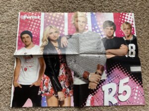 Ross Lynch Selena Gomez R5 teen magazine poster clipping pop band