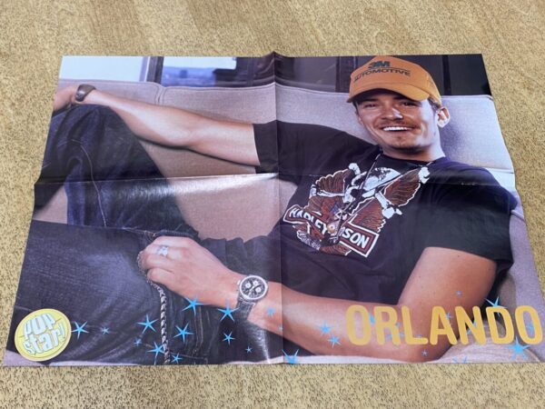 Chad Michael Murray Orlando Bloom teen magazine poster white shirt - Image 2