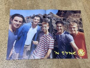 Justin Timberlake Nsync teen magazine centerfold Pop beach music video