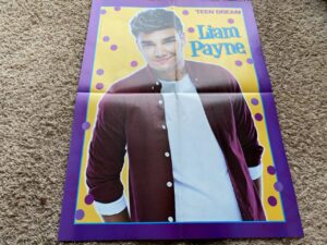 Liam Payne One Direction Ross Lynch teen magazine poster red shirt Pop Star modeling