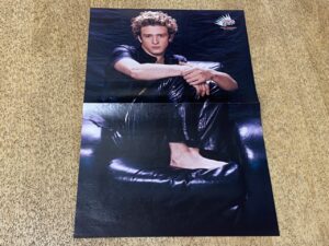 Justin Timberlake BBMAK teen magazine poster centerfold barefoot Nsync