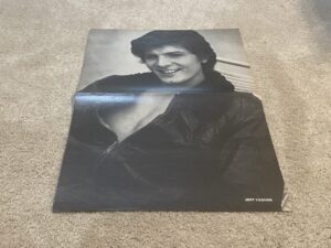 Jeff Yagher Charlie Sheen teen magazine poster clipping black and white pix