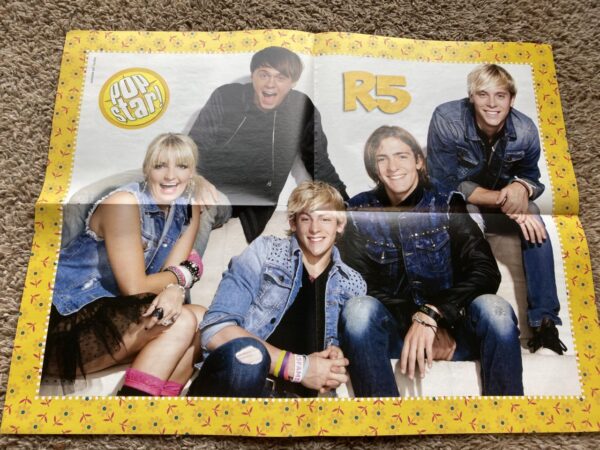 Ross Lynch R5 teen magazine poster preteen window modeling rare - Image 2