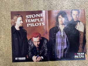Stone Temple Pilots teen magazine centerfold Year of Metal 1993 Hit Parader pix