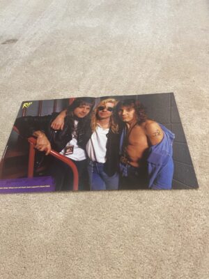 Def Leppard Tesler Brian Wheat Jeff Keith Steve Clark teen magazine poster sunglasses