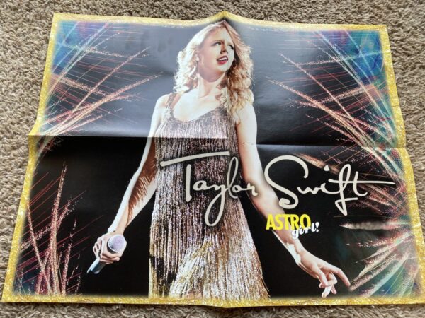 Taylor Swift Cody Simpson teen magazine poster gold dress Twist pix