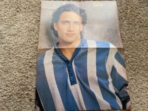 Andrew Shue teen magazine poster Melrose Place blue shirt Teen Machine