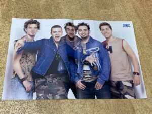 Justin Timberlake Nsync teen magazine centerfold Pop Odyssey Tour