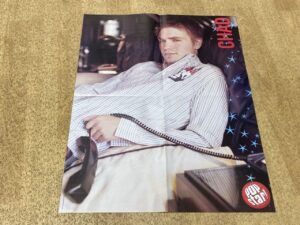 Chad Michael Murray Orlando Bloom teen magazine poster white shirt