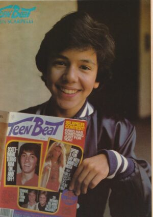 Glenn Scarpelli teen magazine pinup clipping Teen Beat magazine child star pix