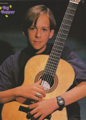 Max Elliott Slade teen magazine pinup clipping pix guitar modeling Big Bopper