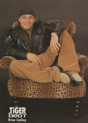 98 Degrees Drew Lachey Five 5 teen magazine pinup clipping leppard chair 16 mag pop star