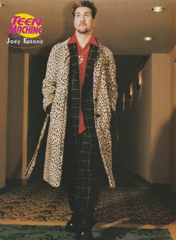 Joey Fatone Backstreet Boys teen magazine pinup hotel Teen Machine 90's pop act Nsync