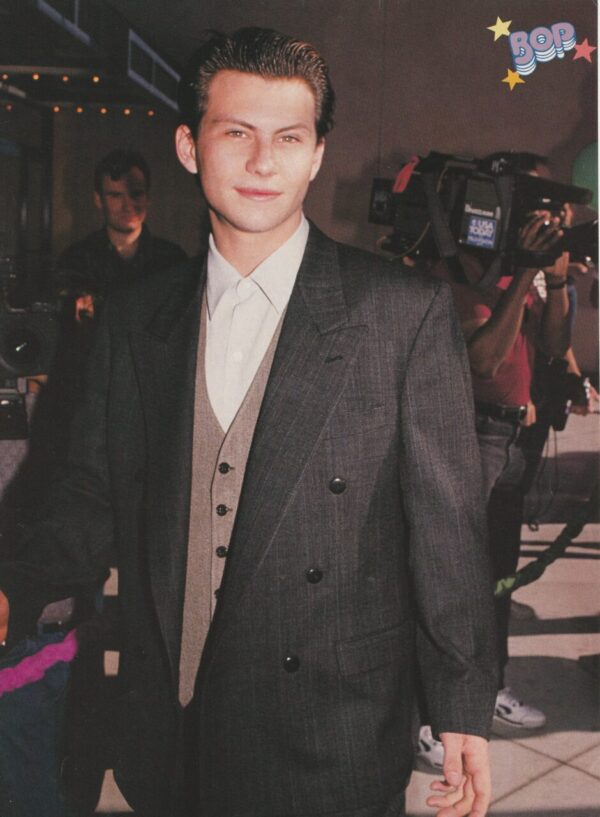 Christian Slater Mark Paul Gosselaar teen magazine pinup clipping Saved by the Bell muscles Bop pix - Image 2