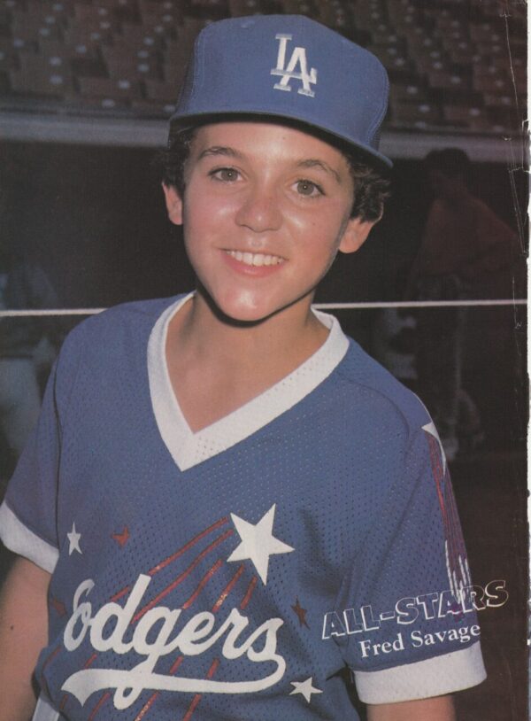 Guys Next Door Fred Savage teen magazine pinup clipping All-Stars baseball pix