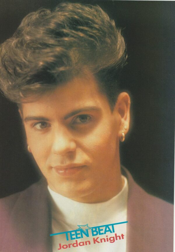 The Party Jordan Knight teen magazine pinup clipping Teen Beat 90's tv show pix - Image 2