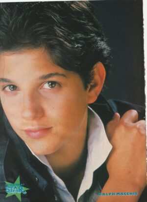 Ralph Macchio Menudo teen magazine pinup clipping shirtless Star lips eyes pix