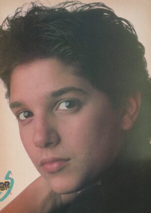 Ralph Macchio teen magazine pinup clipping headshot Bop lips pix