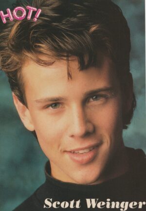 Scott Weinger teen magazine pinup clipping headshot 90's Full House close up pix