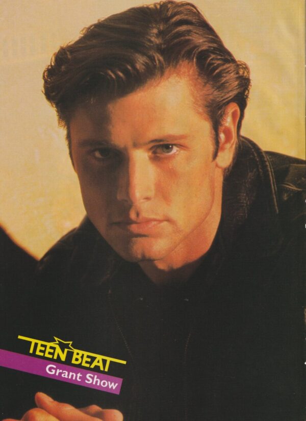 Jonathan Brandis Grant Show teen magazine pinup clipping brown desk Teen Beat 90's bear - Image 2