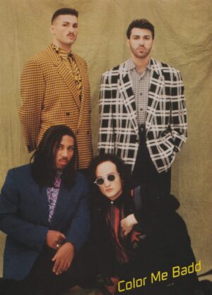 Color Me Badd Jeremy London teen magazine pinup Gossip mag rare squatting 90's