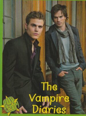 Paul Wesley Ian Somerhalder teen magazine pinup clipping Vampire Diaries windows Pop Star pix