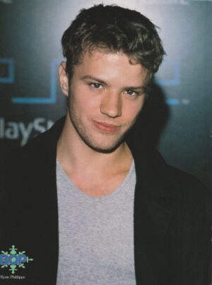 Ryan Phillippe teen magazine pinup clipping Playstation event Bop grey t-shirt pix