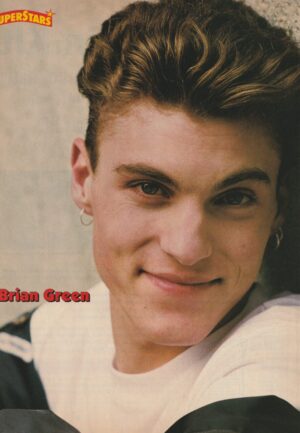 Brian Austin Green teen magazine pinup clipping Beverly Hills 90210 Superstars 90's headshot