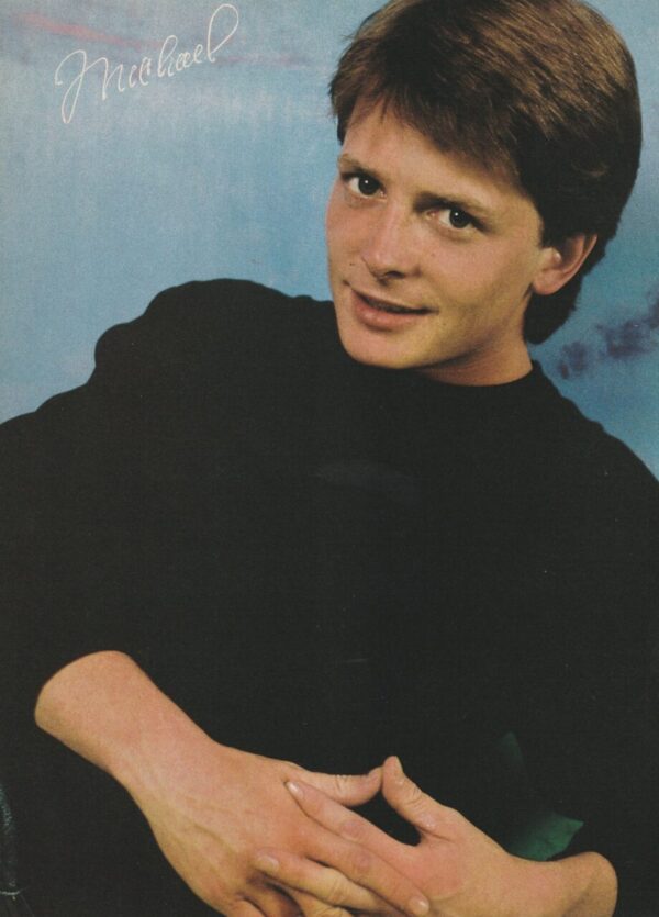 Jon Bon Jovi Michael J. Fox teen magazine pinup jean shorts Teen Beat pix - Image 2